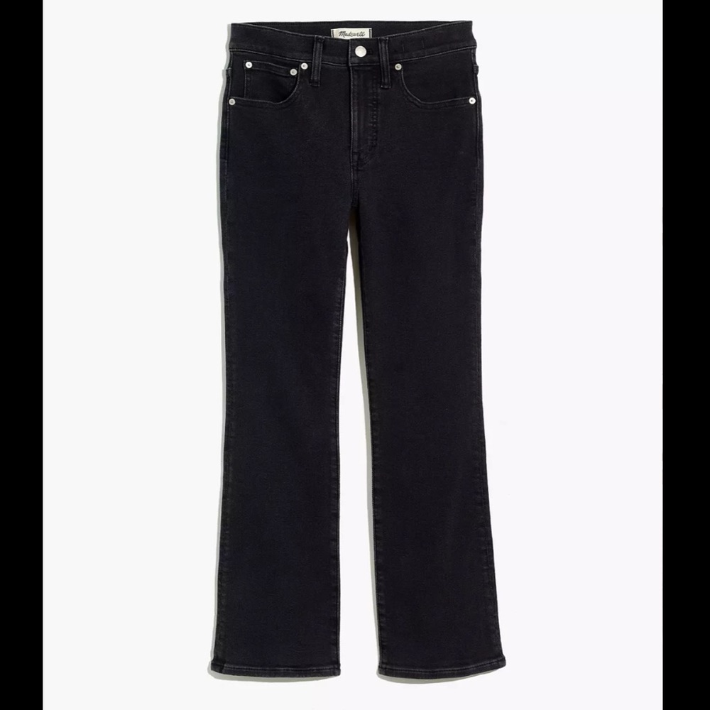 NWT MADEWELL CALI DEMI BOOT JEANS IN BLACK